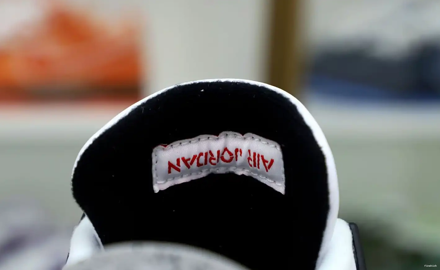Retro White Jordan 4 Cement Air 0423